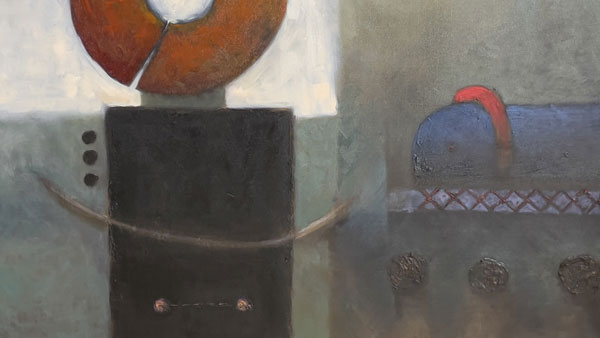 Oljemålning och mixed media